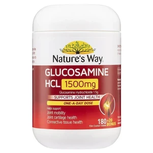 (PRE ORDER) Nature's Way Glucosamine 1500mg 180 + 20 Bonus Tablets shelf life 2yrs